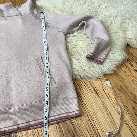 Lululemon Soothe Away Knit Hoodie Pink Size 4 - Picture 13 of 14